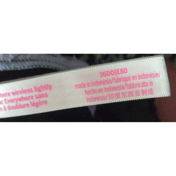 PINK Victoria's Secret Bra Wear Everywhere Wireless Lightly Lined size 36DD - Picture 6 of 8